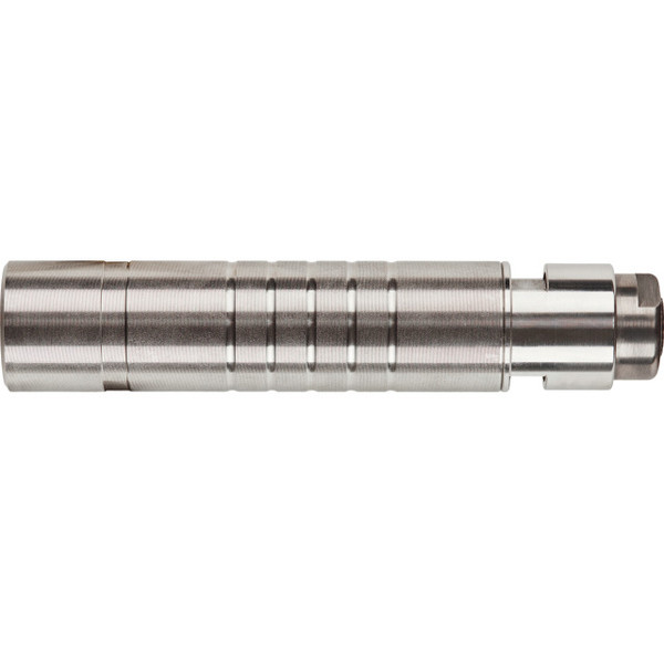 Suhner FH 12 Straight Toolholder, Inox / Stainless Steel, G 28 Connection, 1.06" Width