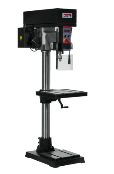 Jet JDPE-20EVS-PDF 20in EVS Drill Press with Power Downfeed 1-1/2HP, 115V, 1Ph