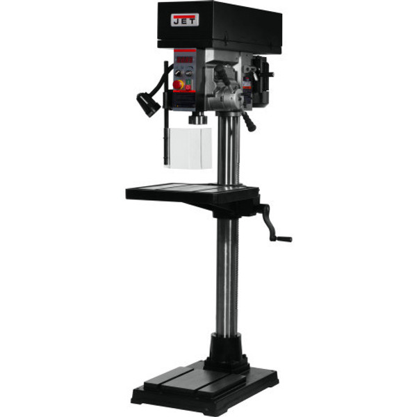 Jet JDPE-20EVSC-PDF 20in Clutch EVS Drill Press with Power Downfeed 1-1/2HP, 115V, 1Ph