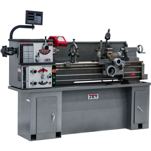 JET GHB-1340A Lathe With Newall DP500 DRO With Collet Closer