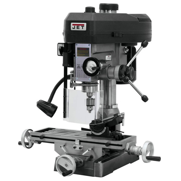 Jet 350017JMD-15, 1 HP 1-Phase R-8 Taper Milling/Drilling Machine