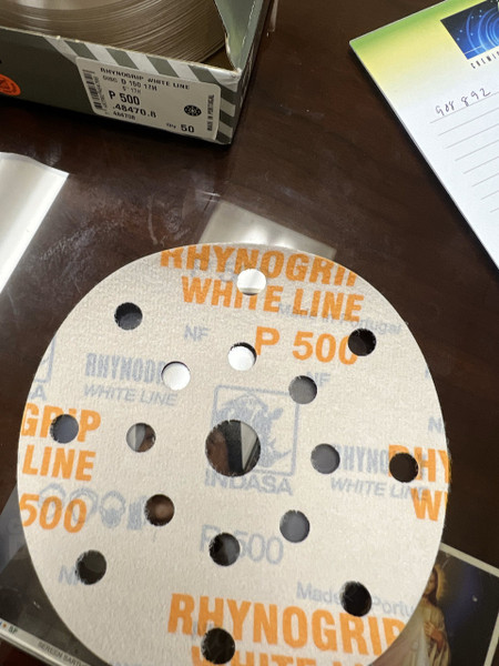 Indasa RHYNOGRIP WHITE LINE DISC 6'' 17F P600  (50)