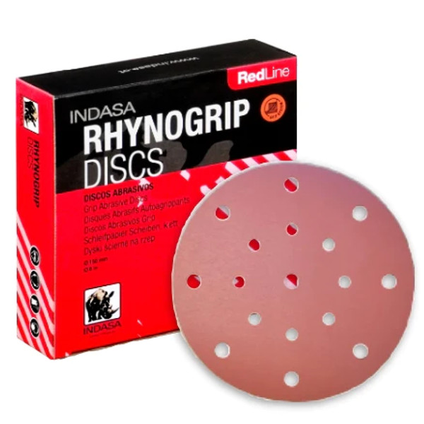 Indasa Rhynogrip Red Line Disc 6'' 17F P800  (50)