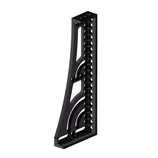 BuildPro Clamping Square, Heavy Duty Malleable Iron, 2" x 8" x 20", Left (T50251)