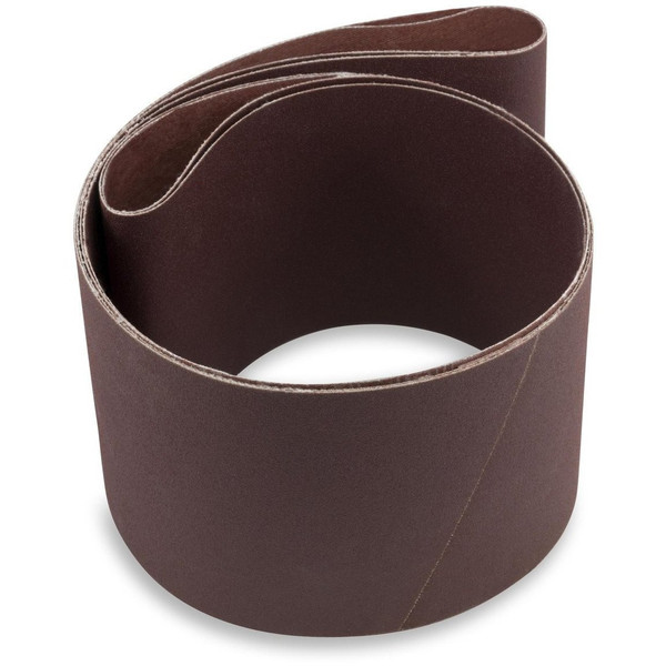 6 X 48 INCH ALUMINUM OXIDE SANDING BELTS, 2 PACK