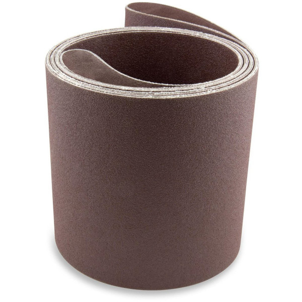 6 X 168 INCH ALUMINUM OXIDE SANDING BELTS, 2 PACK