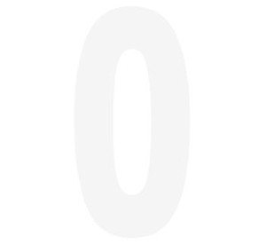 STD 6" WH #0 PK/3 FX