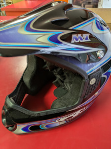 HELMET ANSWER A7 BLU LG