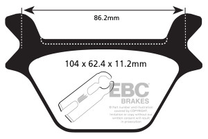 BRAKE PAD HARLEY DAVIDSON