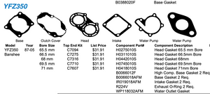 INTAKE GASKET YFZ350