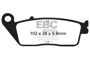EBC brake pad front VT, Zuma 16-24