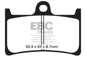brake pad fr fz07 fz09 r1 98-03 xv1700 xv1900