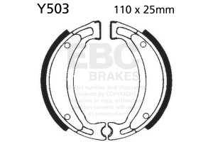 BRAKE SHOE SET YFS200 88-02