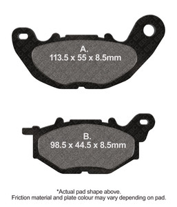 EBC brake pad X-max front