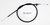 Cable, Black Vinyl, Throttle ATC110 ATC125