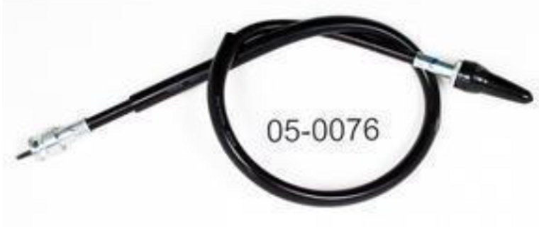 Cable, Black Vinyl, Tachometer xs400 78-81