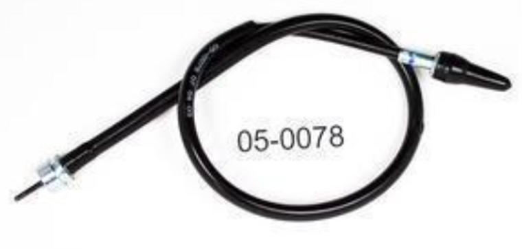 Cable, Black Vinyl, Tachometer xs400 82-83