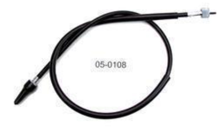 Cable, Black Vinyl, Speedometer fzr400 88-90 fz600