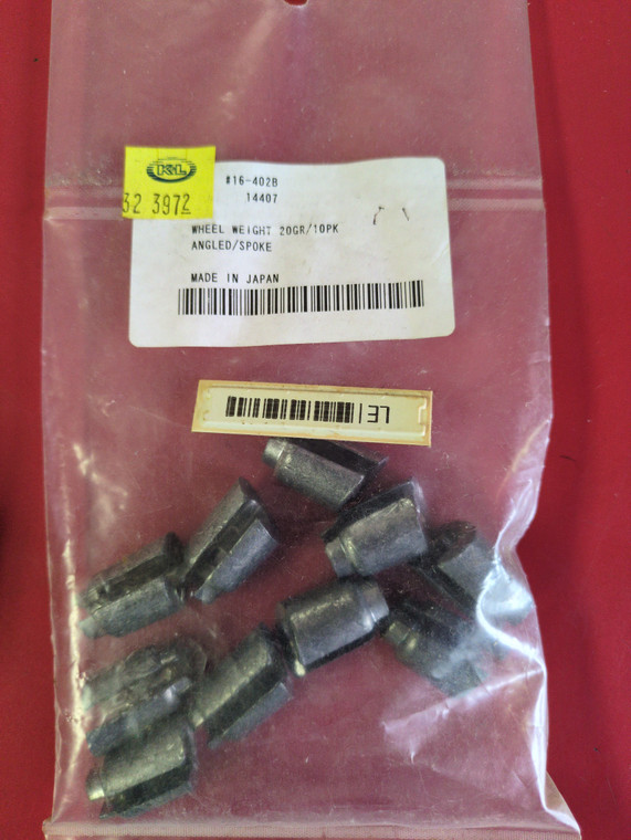 WHEEL WEIGHT:ANGLED SPOKE 20G