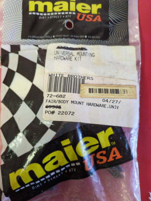 FAIR/BODY MOUNT HARDWARE,UNIV