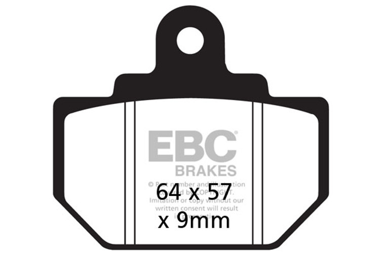 BRAKE PAD FL 350R ODYSSEY 85