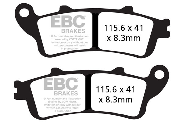 EBC DOUBLE H PAD SET