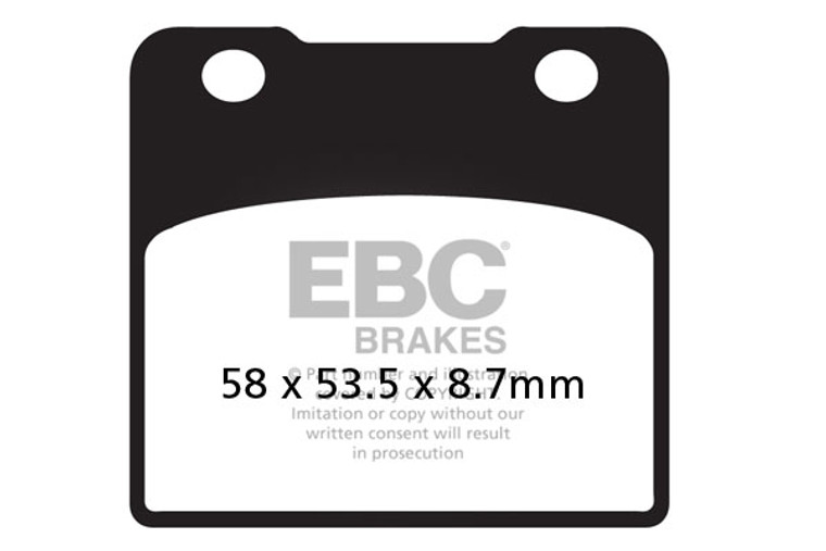 EBC BRAKE PAD INTRUDER
