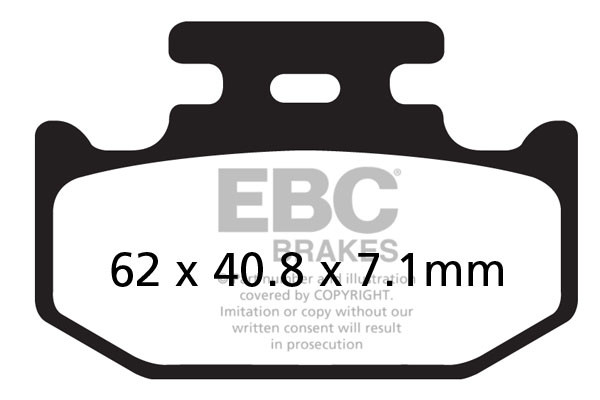 EBC Pad Set  yxz emergency
