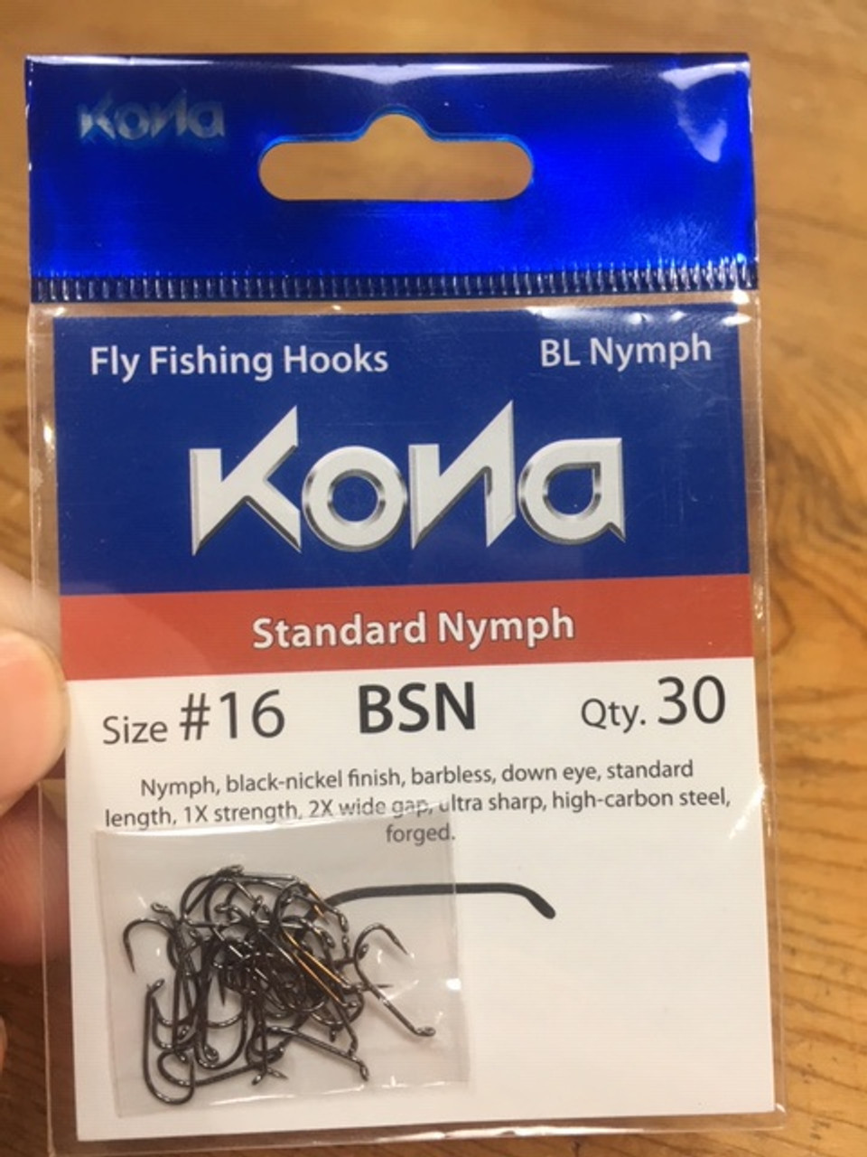 Kona BSN Hook Standard Nymph - Bob Mitchell's Fly Shop