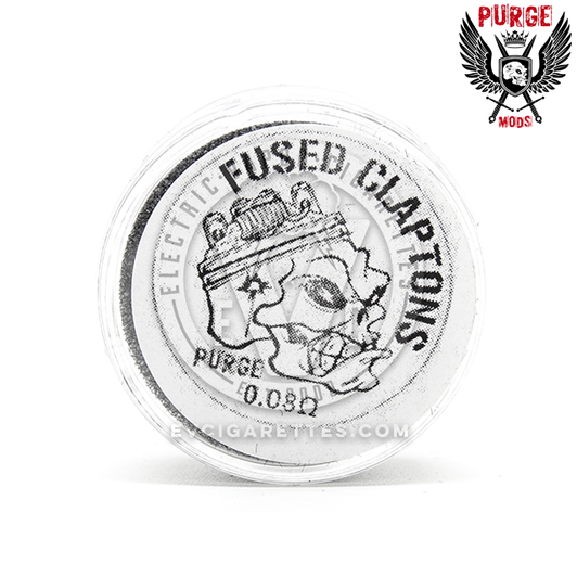 Purge Mods Pre-Built Coils - Fused Clapton (2pcs) Purge Mods Pre-Built Coils - Fused Clapton (2pcs)