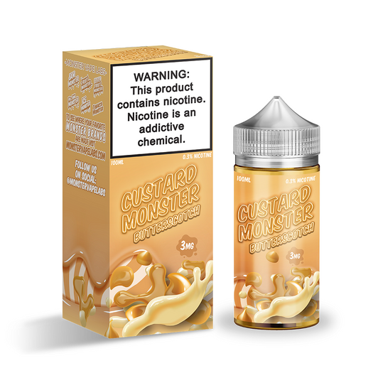 Custard Monster E-Liquid - Butterscotch Custard Monster E-Liquid - Butterscotch