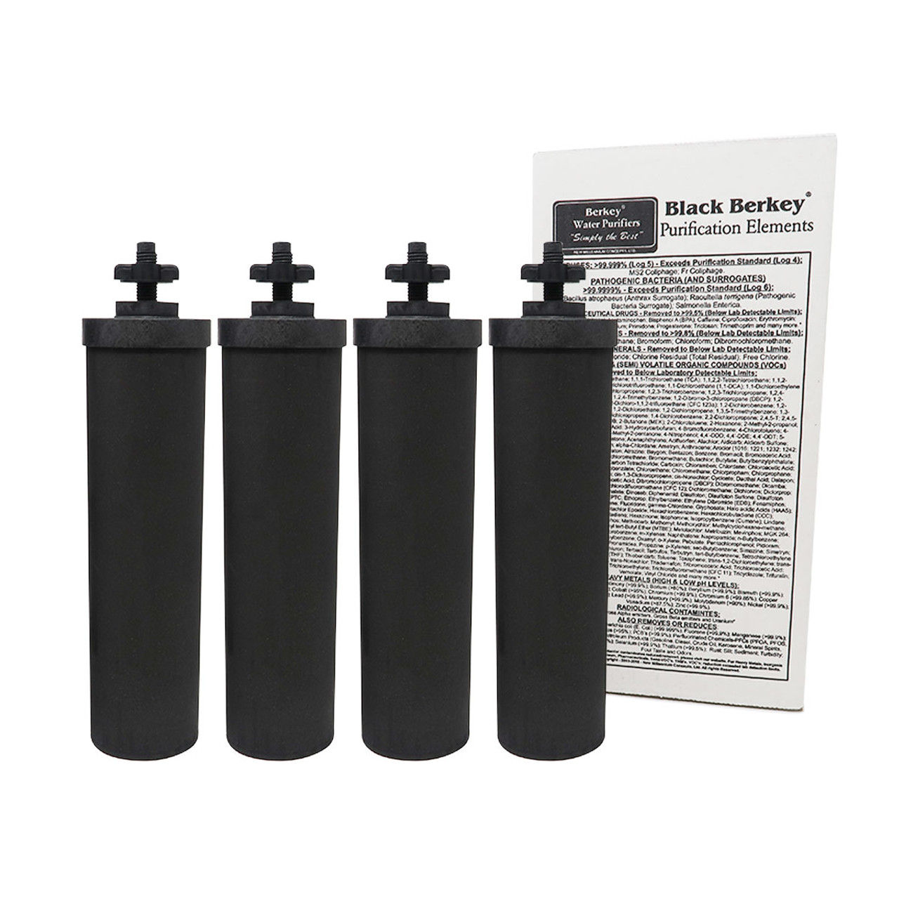 Berkey® Replacement Water Filter Cartridge Elements BB9-2 Black