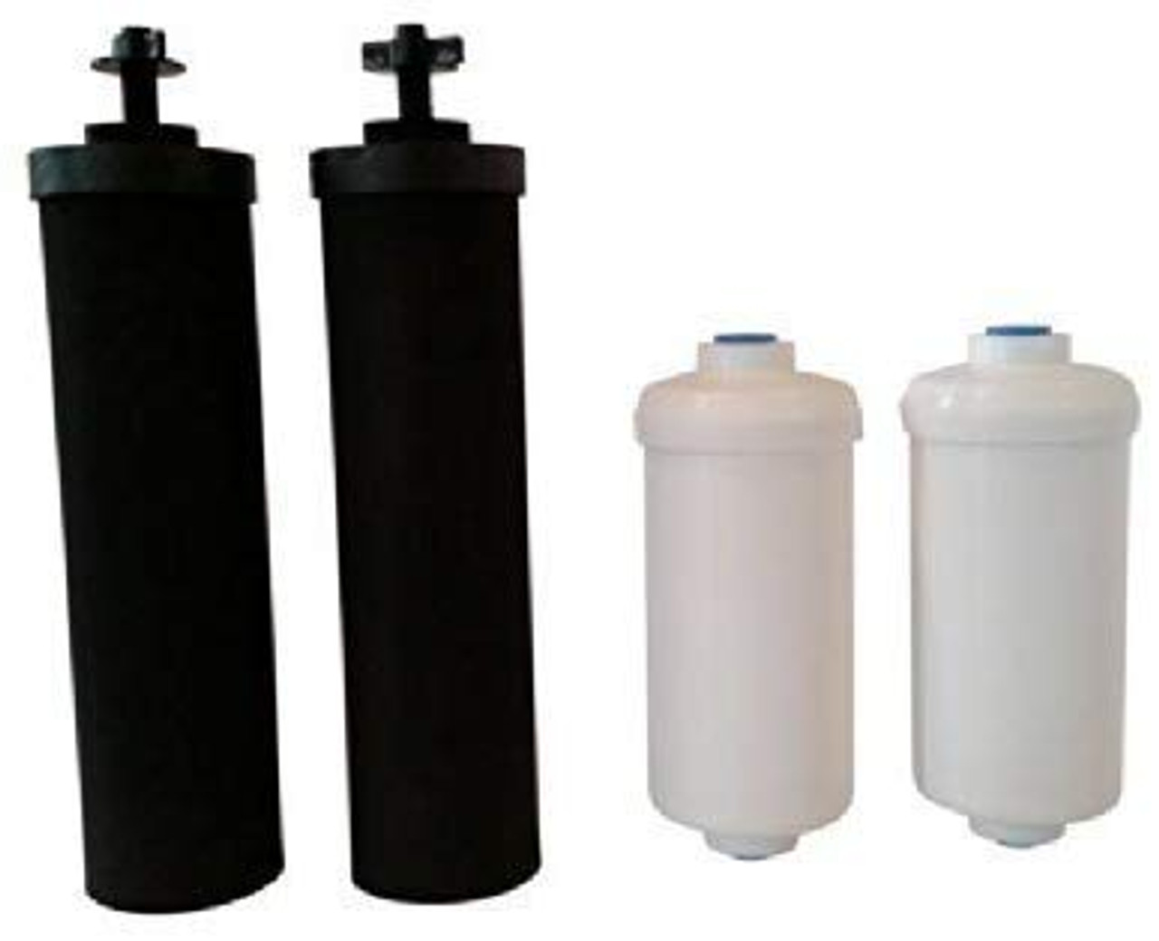 2 Black Berkey and 2 PF-2 Fluoride Replacement Filters - GetBerkey.com