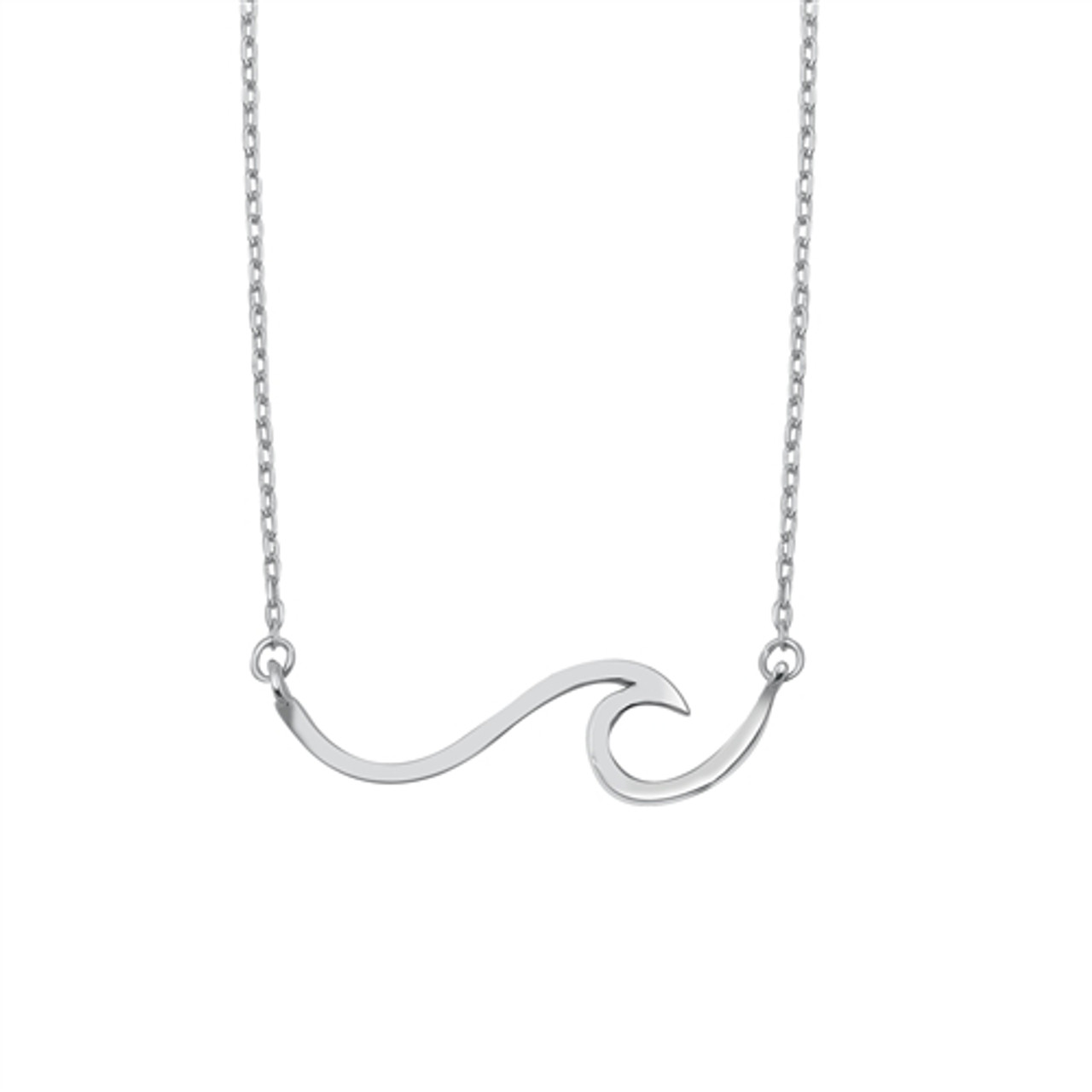 Wave Charm Necklace | Recycle the Sea