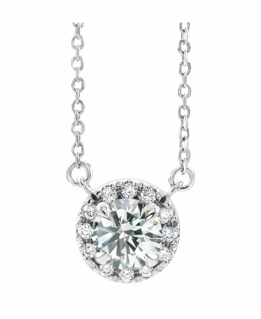 White Gold \u0026 Diamond Necklace DIA8697 