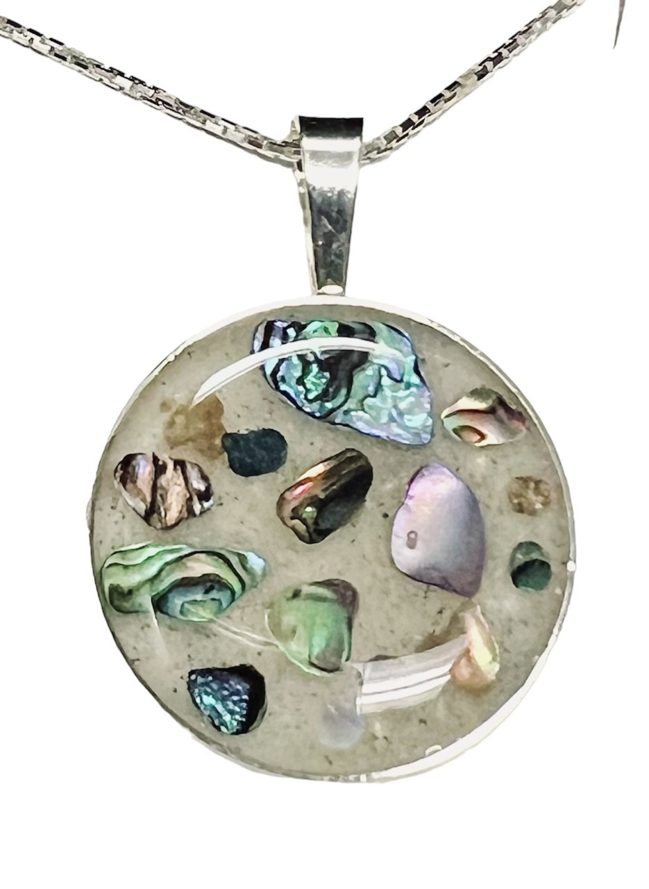 Soothing Shield - 108 Mala Necklace - Abalone Shell + Abalone Shell Su –  Hey Plant Lady Studio