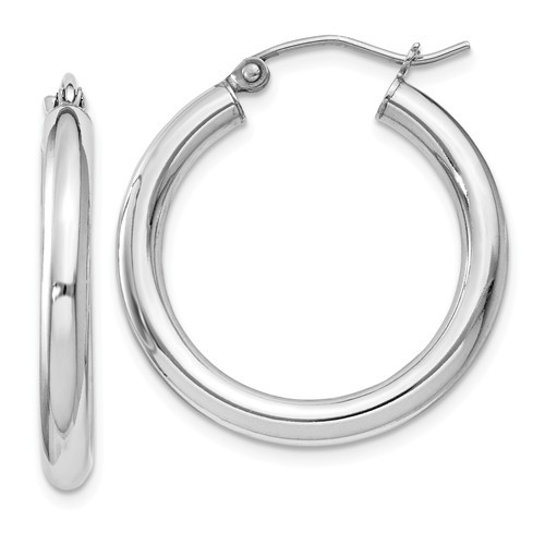 Sterling Silver Hoop Earrings QE4357 | Silver City Sarasota