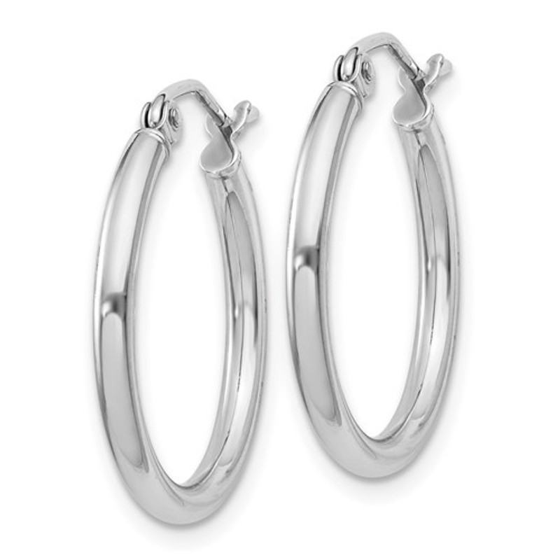 Sterling Silver Hoop Earrings QE798 | Silver City Sarasota