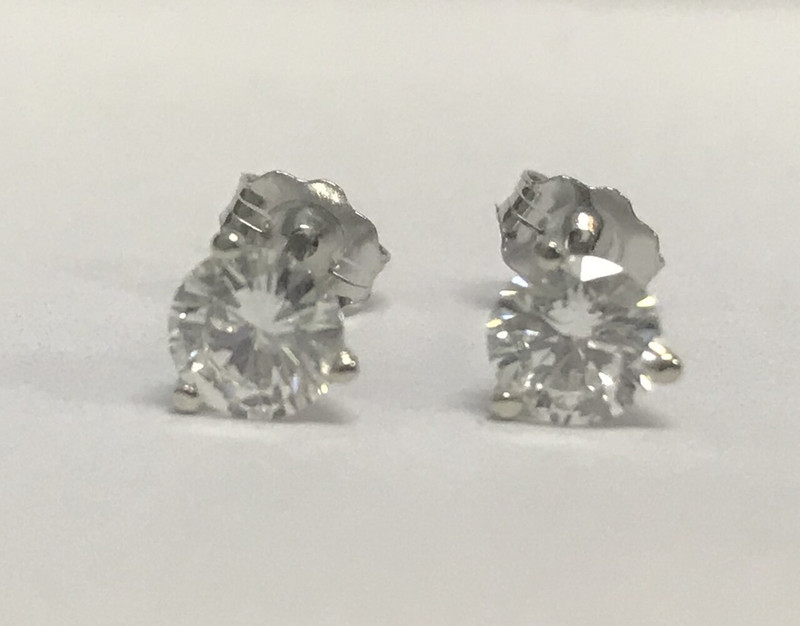 4mm Diamond Martini Studs, .50ctw — Emily Chelsea Jewelry