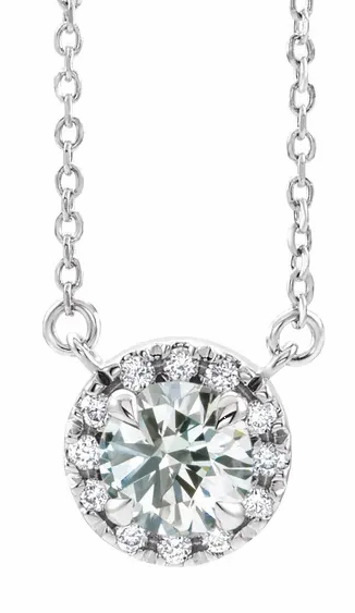 White Gold \u0026 Diamond Necklace DIA8697 