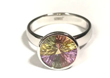 Sterling Silver Lucky Stone Gemstone  Ring Lucky 38 available at Silver City Sarasota.