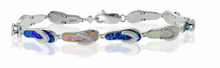 Silver Lab Opal Flip Flop Bracelet T5740 available at Silver City Sarasota.