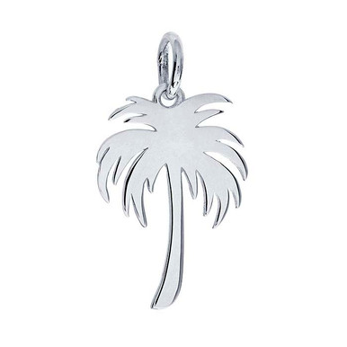 Sterling silver palm tree on sale charm