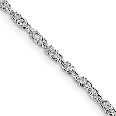 4 MM 925 Sterling Silver Chain Rope Chain Italian Silver Necklace DIY Chain  for Women Men Super Shiny Durable 16-24 Inch | Wish