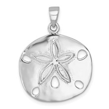 Silver Sand Dollar Pendant. Chain Sold Separately LP443 available at Silver City Sarasota.