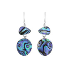 Silver Abalone Dangle Hook Earring AE6243 available at Silver City Sarasota.