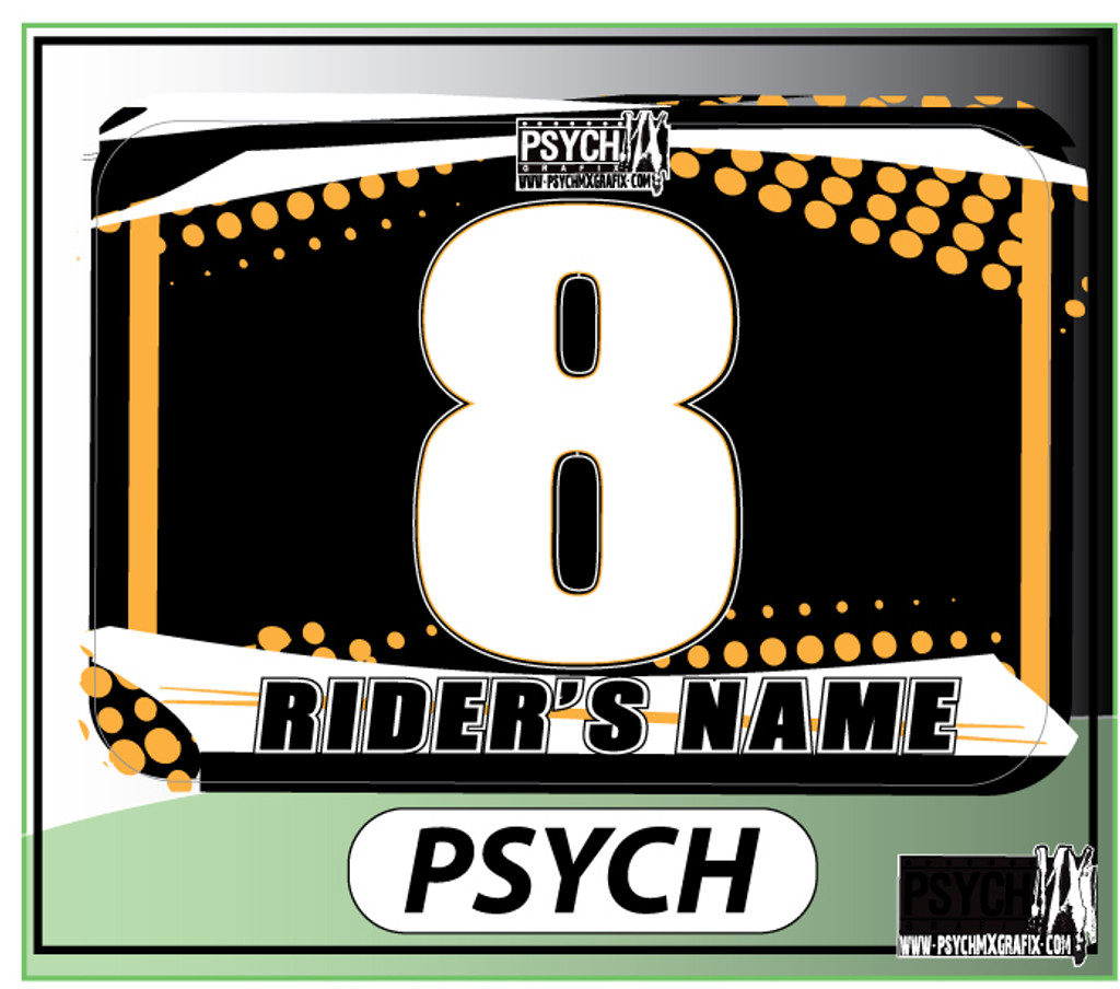 ATV Quad Number Graphics - PsychMxGrafix - Customized Number Plate Graphics / Decals / Stickers - wwww.psychmxgrafix.com