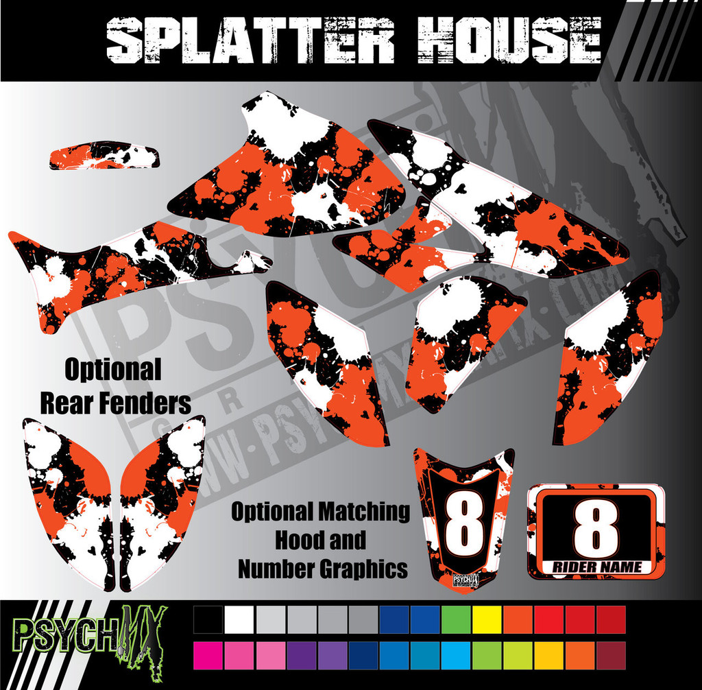 ATV Full Graphics Kit | Splatter House Design