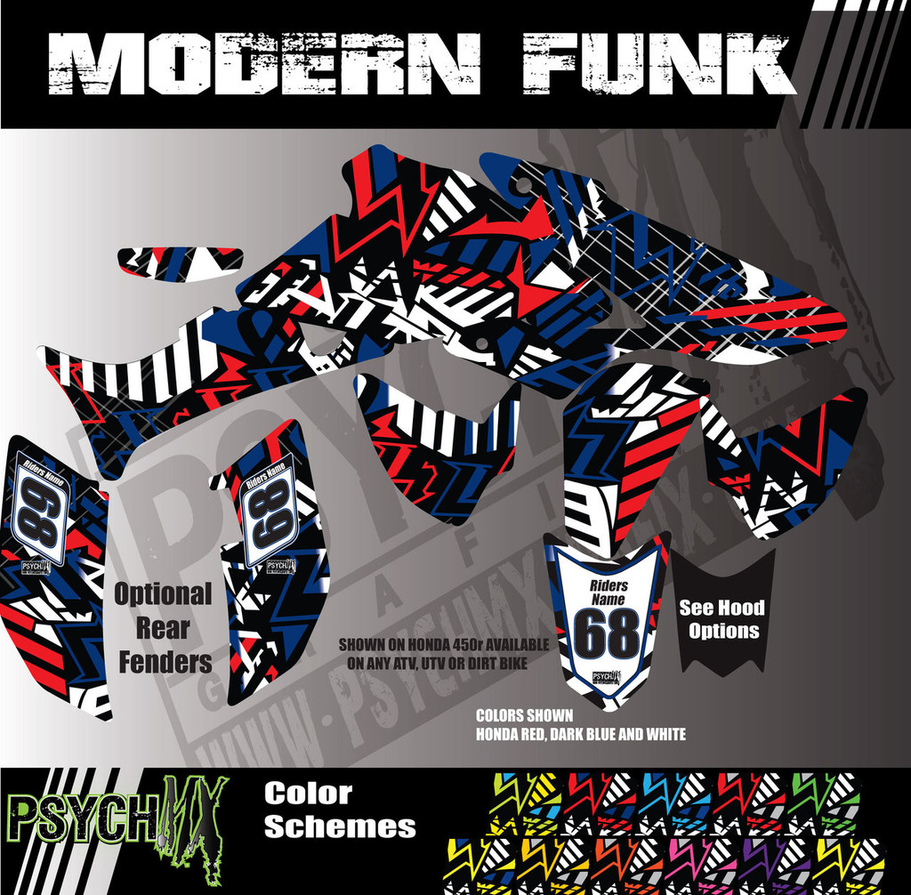 ATV Full Graphics Kit | Modern Funk