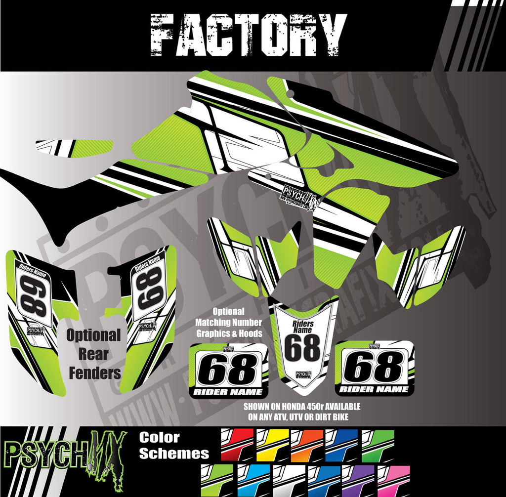 ATV Full Graphics Kit | Factory